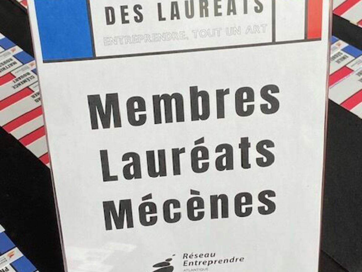 Fête des lauréats 2023 de Réseau Entreprendre Atlantique